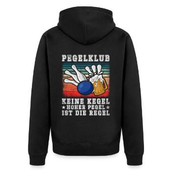 Gauge Club No Cones Le haut niveau est la règle - - Veste à capuche bio Premium Unisexe - noir - Dos - Nico (187cm)