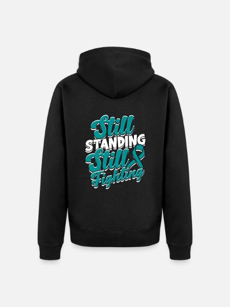Detoxification Withdrawal Addicted - Unisex Premium Organic Zip Hoodie - black