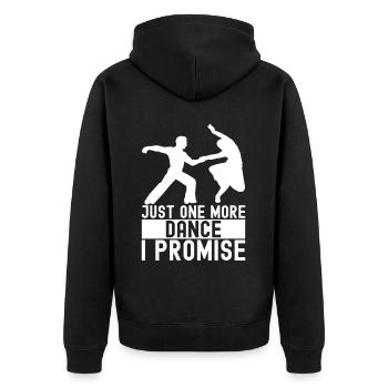 Ballroom Dance Ballroom Dancers Ballroom Dancers - Unisex Premium Organic Zip Hoodie - black - Back - Nico (187cm)