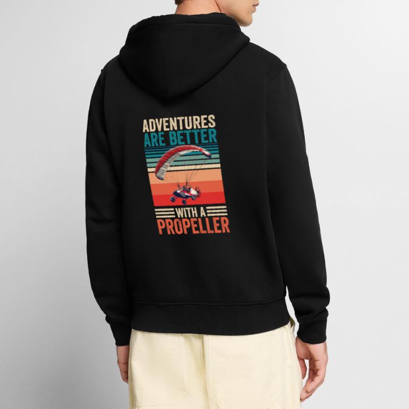 Paramotoring paramotoring Unisex Premium Organic Zip Hoodie