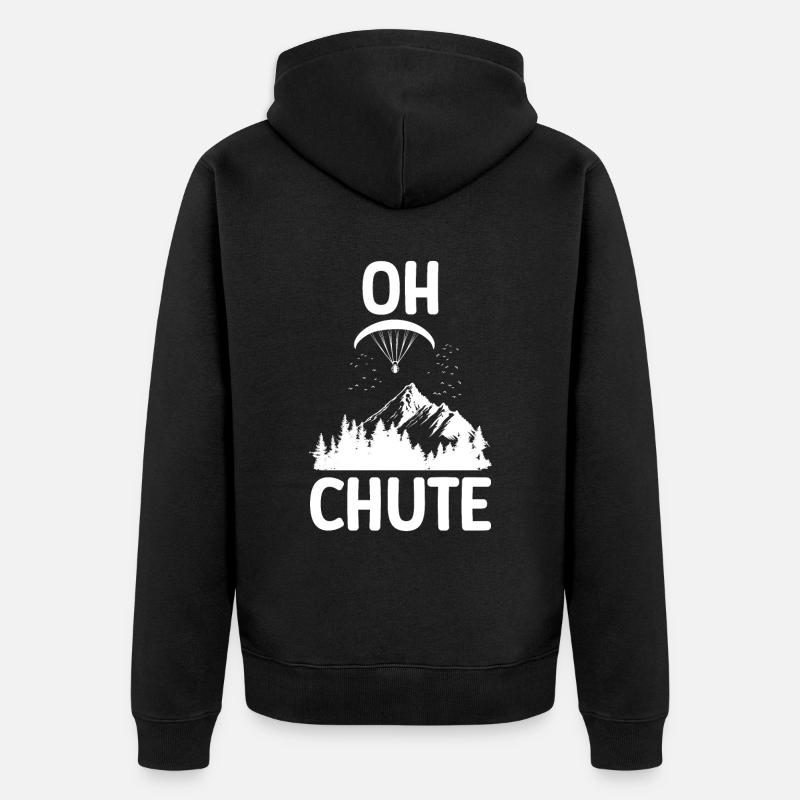 Paramoteur paramoteur - Veste à capuche bio Premium Unisexe - noir