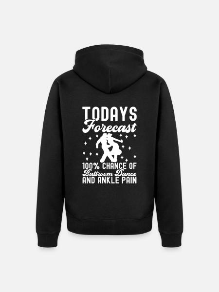 Ballroom Dance Ballroom Dancers Ballroom Dancers - Unisex Premium Organic Zip Hoodie - black