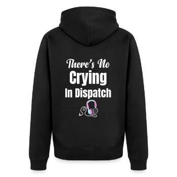 The Dispatch First Responders Service offers - Unisex Premium Organic Zip Hoodie - black - Back - Nico (187cm)