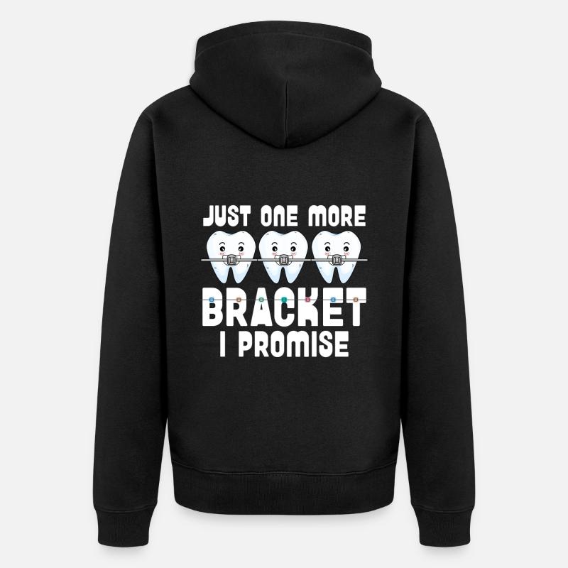 Orthodontiste - Veste à capuche bio Premium Unisexe - noir