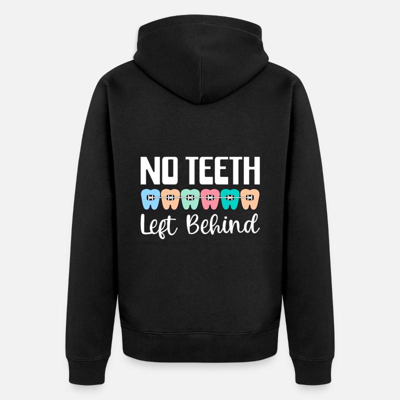 Orthodontiste - Veste à capuche bio Premium Unisexe - noir