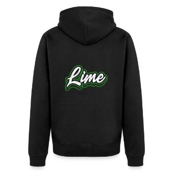 Tequila Sunrise Booze Party Mexico Gift - Unisex Premium Organic Zip Hoodie - black - Back - Nico (187cm)