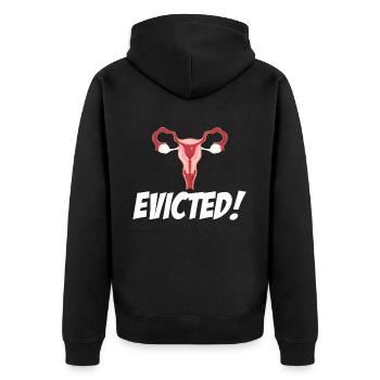 Expulsion! Drôle Hystérectomie Survivant Cervical - Veste à capuche bio Premium Unisexe - noir - Dos - Nico (187cm)