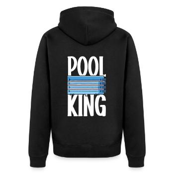 Swimming Water Sports Pool Swimming Swimmers - Unisex Premium Organic Zip Hoodie - black - Back - Nico (187cm)