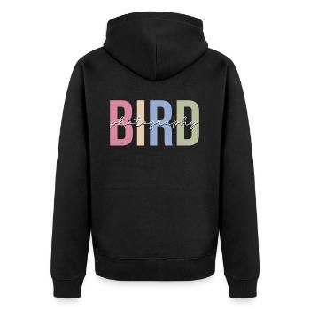 Bird Photography Bird Photographer Bird on Camera - Unisex Premium Organic Zip Hoodie - black - Back - Nico (187cm)