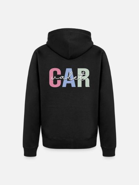Valet parking attendant - Unisex Premium Organic Zip Hoodie - black