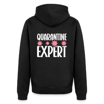 Epidemiology Scientist Epidemiologist Medicine - Unisex Premium Organic Zip Hoodie - black - Back - Nico (187cm)