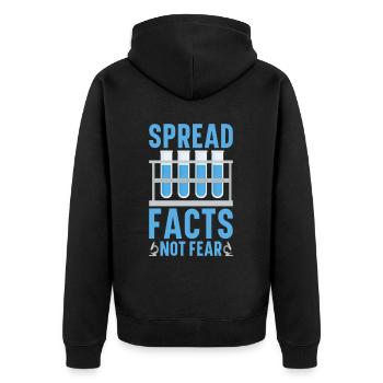 Epidemiology Scientist Epidemiologist Medicine - Unisex Premium Organic Zip Hoodie - black - Back - Nico (187cm)
