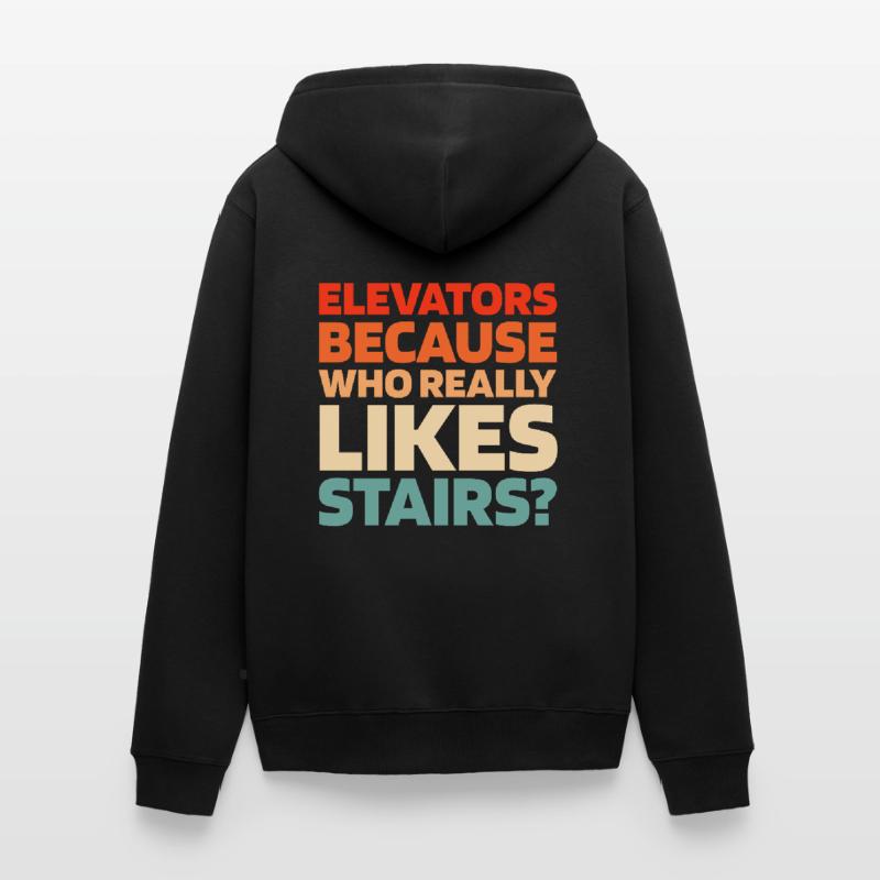 Elevator Elevator Unisex Premium Organic Zip Hoodie