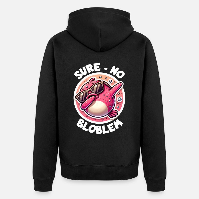 Dicton Blobfish - Veste à capuche bio Premium Unisexe - noir
