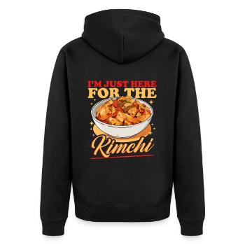 Kimchi Cuisine coréenne Kimchi Cadeau - Veste à capuche bio Premium Unisexe - noir - Dos - Nico (187cm)
