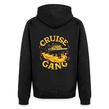 Croisière - Veste à capuche bio Premium Unisexe - noir - Dos - Nico (187cm)