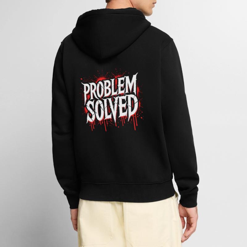 Problem Gelöst - Problem Solved Unisex Premium Organic Zip Hoodie