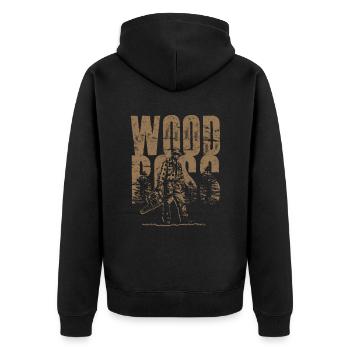 Bûcherons Bûcherons Bûcherons - Veste à capuche bio Premium Unisexe - noir - Dos - Nico (187cm)