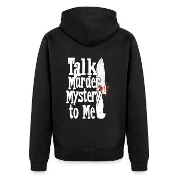 Murder Mystery Dinner joue la victime - Veste à capuche bio Premium Unisexe - noir - Dos - Nico (187cm)