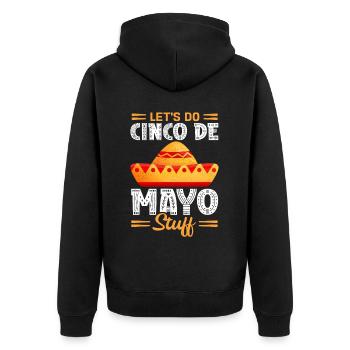 Cinco De Mayo Cadeau Fiesta Mexicain - Veste à capuche bio Premium Unisexe - noir - Dos - Nico (187cm)