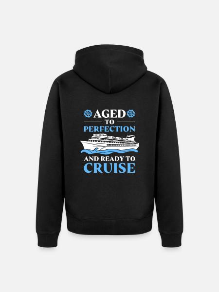 Kreuzfahrt Birthday Cruise - Unisex Premium Bio Zip Hoodie - Schwarz