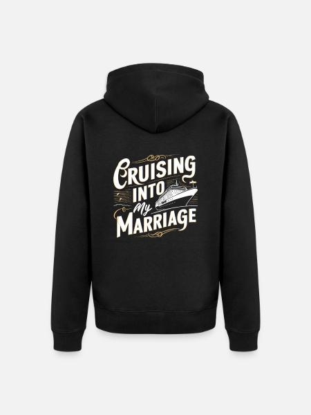 Cruise Married - Unisex Premium Organic Zip Hoodie - black