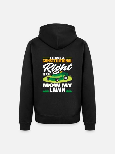 Landschaftsgärtner - Unisex Premium Bio Zip Hoodie - Schwarz
