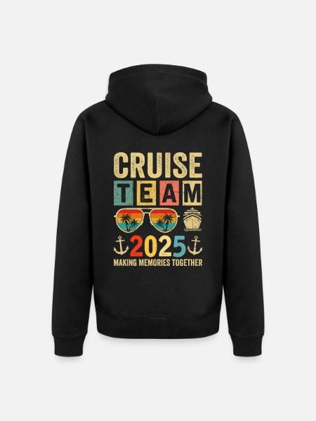 Cruise Team 2025 - Unisex Premium Organic Zip Hoodie - black