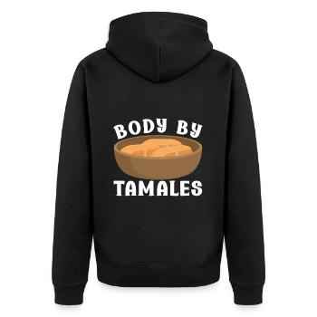 Tamale Cuisine mexicaine Tamale Lover - Veste à capuche bio Premium Unisexe - noir - Dos - Nico (187cm)
