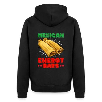 Tamale Cuisine mexicaine Tamale Lover - Veste à capuche bio Premium Unisexe - noir - Dos - Nico (187cm)