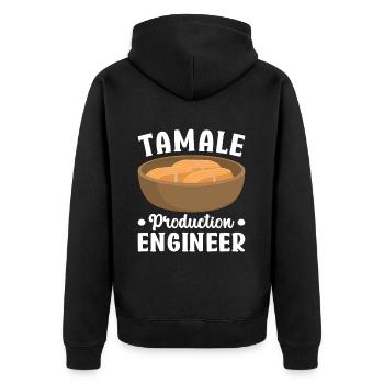 Tamale Cuisine mexicaine Tamale Lover - Veste à capuche bio Premium Unisexe - noir - Dos - Nico (187cm)