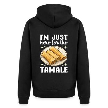 Tamale Cuisine mexicaine Tamale Lover - Veste à capuche bio Premium Unisexe - noir - Dos - Nico (187cm)