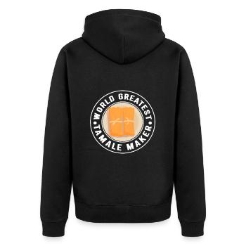 Tamale Cuisine mexicaine Tamale Lover - Veste à capuche bio Premium Unisexe - noir - Dos - Nico (187cm)