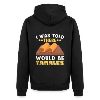 Tamale Cuisine mexicaine Tamale Lover - Veste à capuche bio Premium Unisexe - noir - Dos - Nico (187cm)