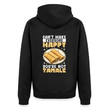 Tamale Cuisine mexicaine Tamale Lover - Veste à capuche bio Premium Unisexe - noir - Dos - Nico (187cm)