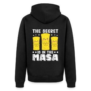 Tamale Cuisine mexicaine Tamale Lover - Veste à capuche bio Premium Unisexe - noir - Dos - Nico (187cm)