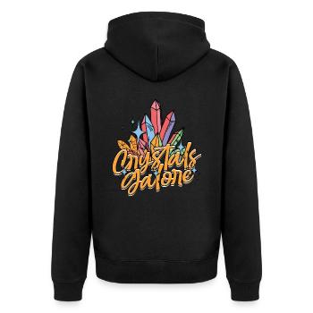 Géologie Géologue Géosciences Cristaux à profusion - Veste à capuche bio Premium Unisexe - noir - Dos - Nico (187cm)