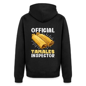 Tamale Cuisine mexicaine Tamale Lover - Veste à capuche bio Premium Unisexe - noir - Dos - Nico (187cm)