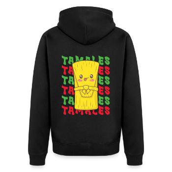 Tamale Cuisine mexicaine Tamale Lover - Veste à capuche bio Premium Unisexe - noir - Dos - Nico (187cm)