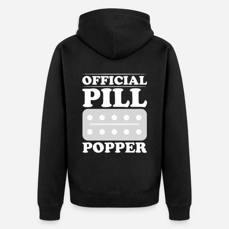 Assistant pharmaceutique Technicien en pharmacie - Veste à capuche bio Premium Unisexe - noir