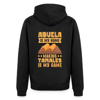 Tamale Cuisine mexicaine Tamale Lover - Veste à capuche bio Premium Unisexe - noir - Dos - Nico (187cm)