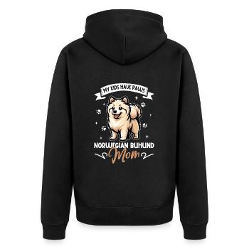 Maman boo norvégienne - Veste à capuche bio Premium Unisexe - noir - Dos - Nico (187cm)