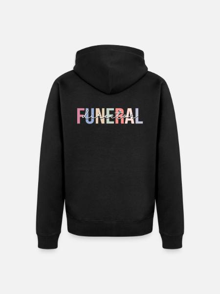 Funeral directors Last Responder Undertakers Le - Unisex Premium Organic Zip Hoodie - black