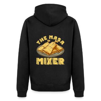 Tamale Cuisine mexicaine Tamale Lover - Veste à capuche bio Premium Unisexe - noir - Dos - Nico (187cm)