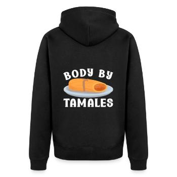 Tamale Cuisine mexicaine Tamale Lover - Veste à capuche bio Premium Unisexe - noir - Dos - Nico (187cm)