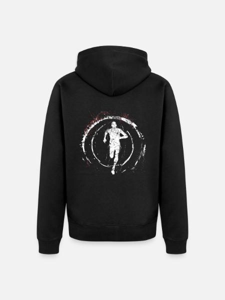 Athletics Athletics Games - Unisex Premium Organic Zip Hoodie - black