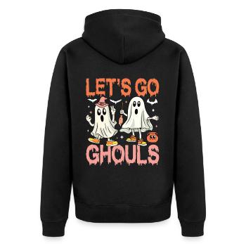 Let’s Go Ghouls - Veste à capuche bio Premium Unisexe - noir - Dos - Nico (187cm)