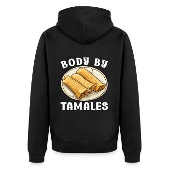 Tamale Cuisine mexicaine Tamale Lover - Veste à capuche bio Premium Unisexe - noir - Dos - Nico (187cm)