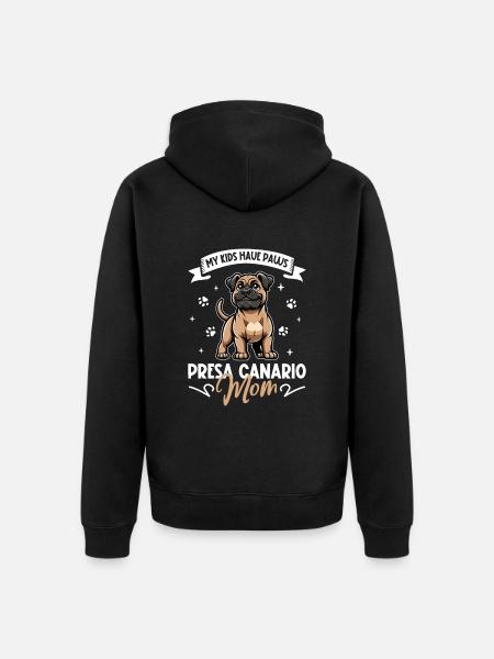 Dogue Canario Maman - Veste à capuche bio Premium Unisexe - noir