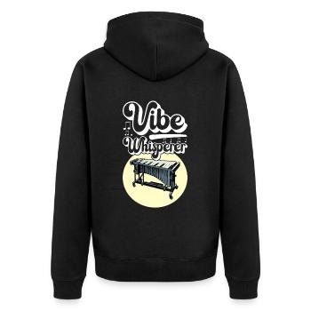 Vibraphon, vibraphoniste - Veste à capuche bio Premium Unisexe - noir - Dos - Nico (187cm)